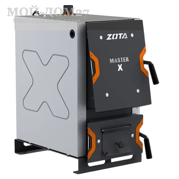 Твердотопливный котел ZOTA Master-X 20 | Мой-Дом27 | Мощность 20 кВт (отапливаемая площадь до 200 м2)
Котёл предназначен для работы на твёрдом топливе, с резьбовым фланцем для установки блока ТЭНов, рабочее давление в котле 3 кгс/см2.